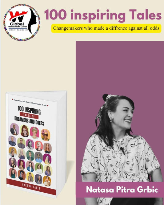 Founder Natasa Pitra Featured in ‘100 Inspiring Tales’ Anthology