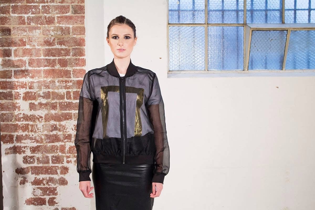 Pitra Silk Organza Bomber