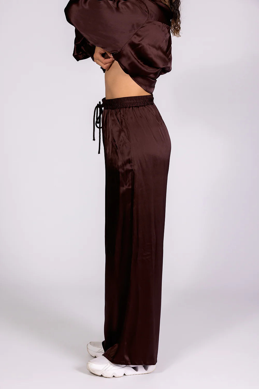 Sasha Silk Satin Pant CH
