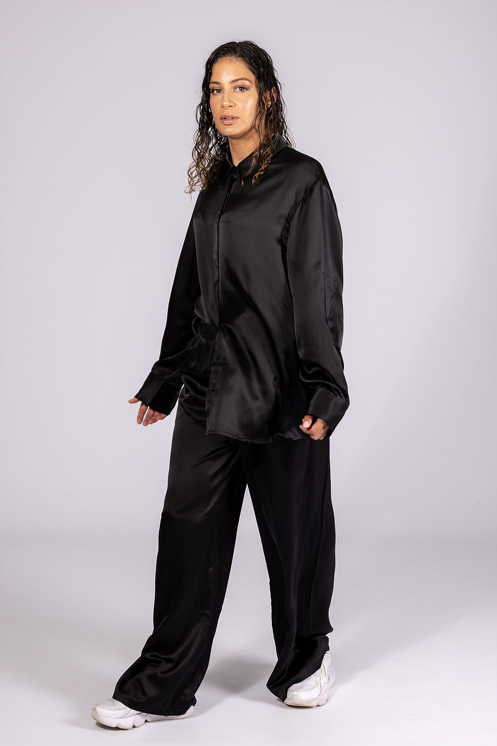 Sasha Silk Satin Pant