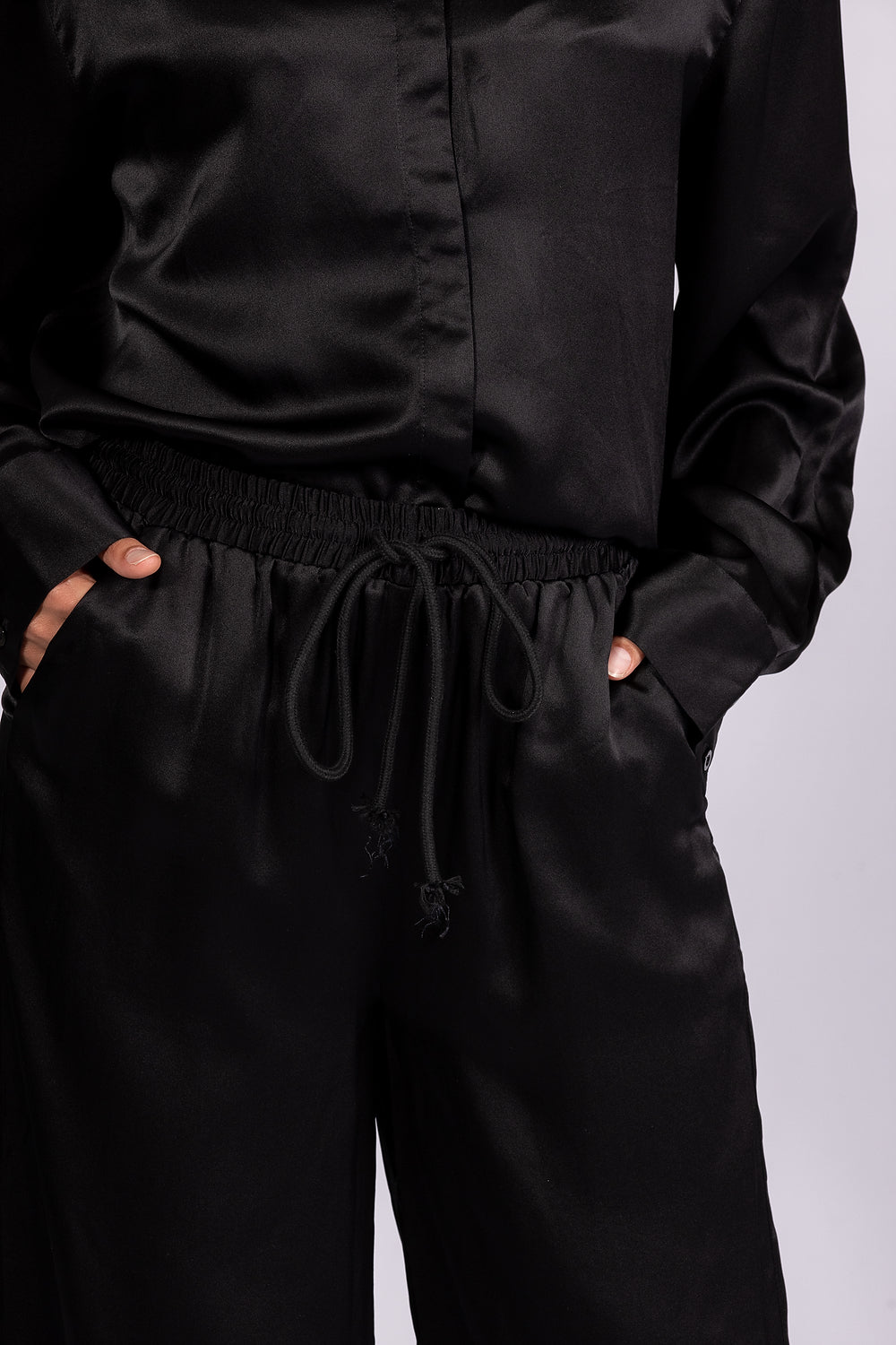 Sasha Silk Satin Pant