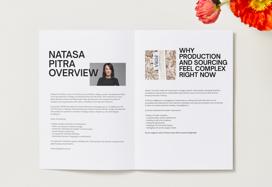 Production & Sourcing in the world of AI Booklet